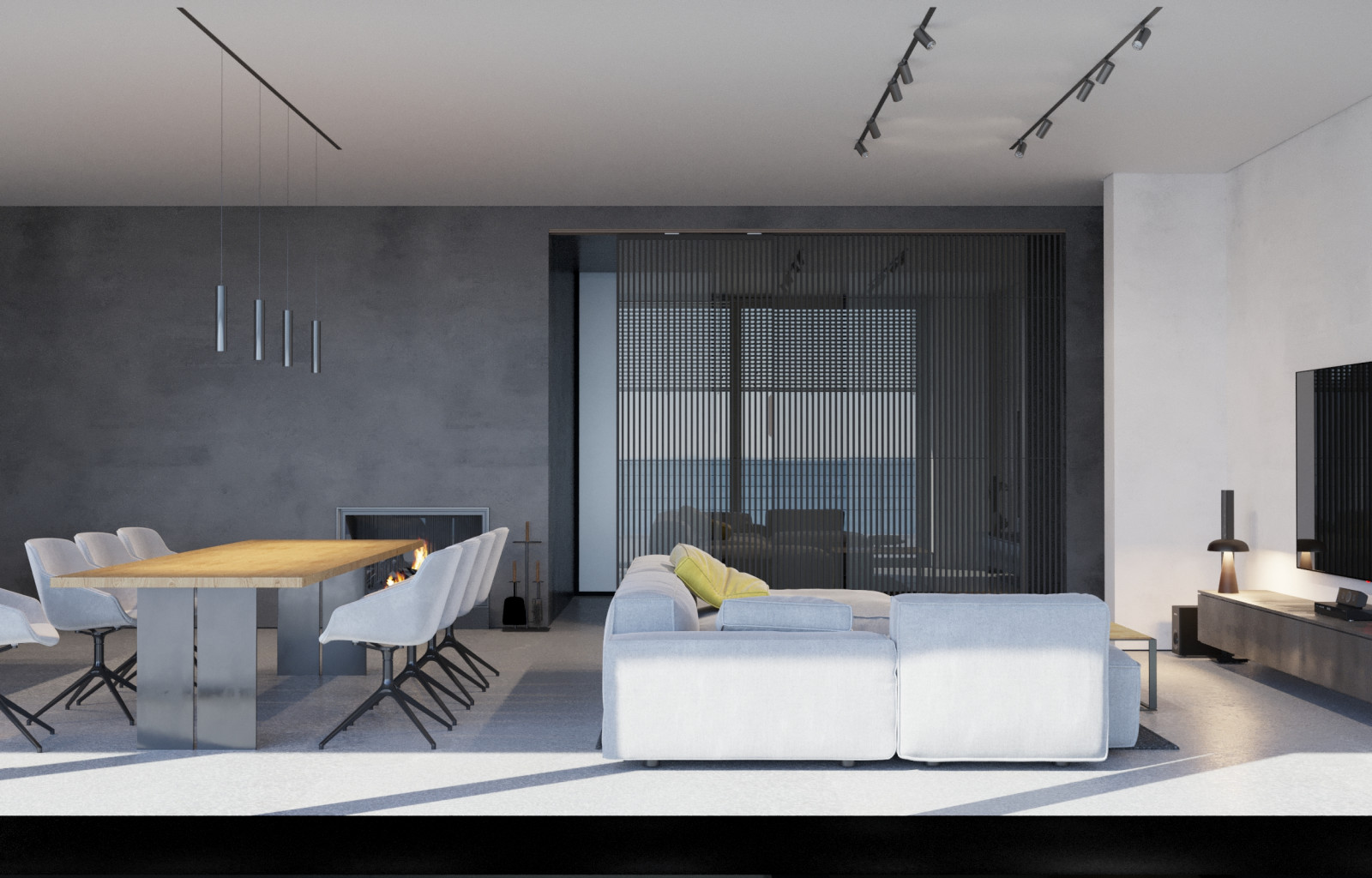 Визуализация для проекта коттеджа студии 13/72