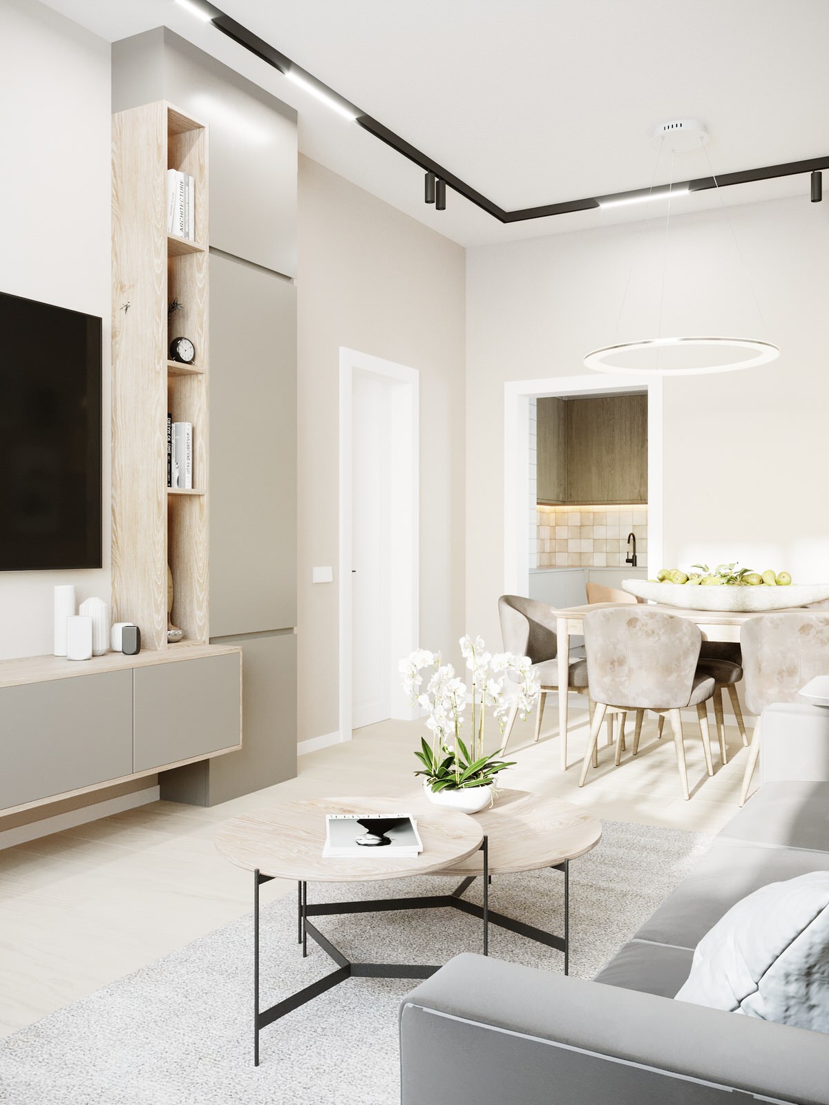 Дизайн-проект квартиры на Рублевском шоссе