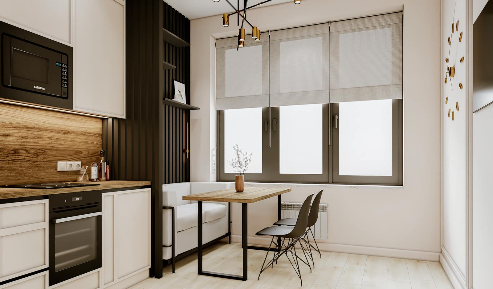 Стильный Дизайн Однокомнатной Квартиры в жк Западный порт в Москве