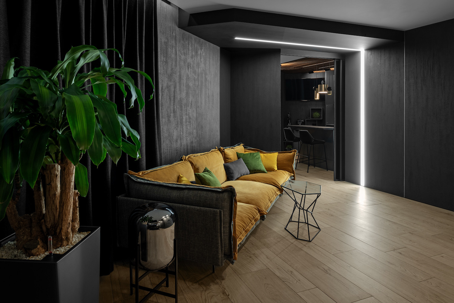 Black mood. Realization