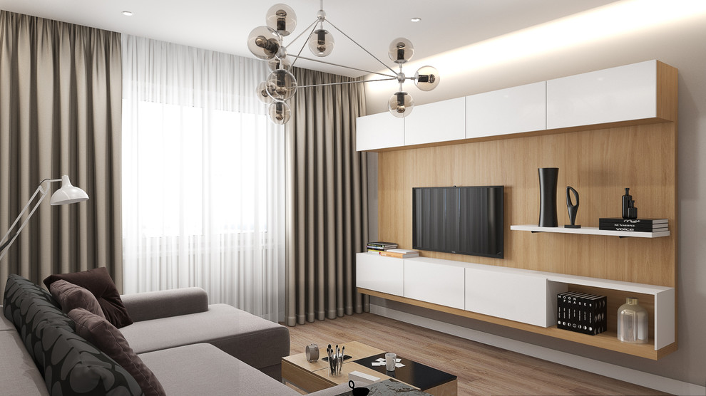 Дизайн интерьера двухкомнатной квартиры на ул. Карамзина в Калининграде