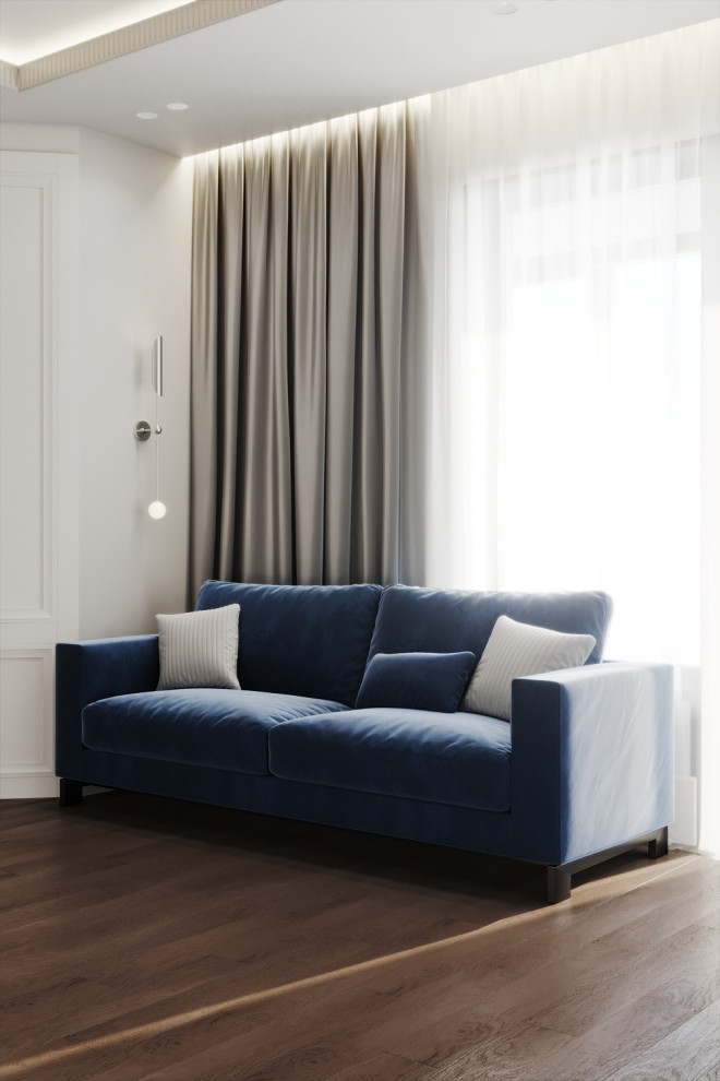 Обложка проекта: Квартира для девушки на Профсоюзной в новостройке