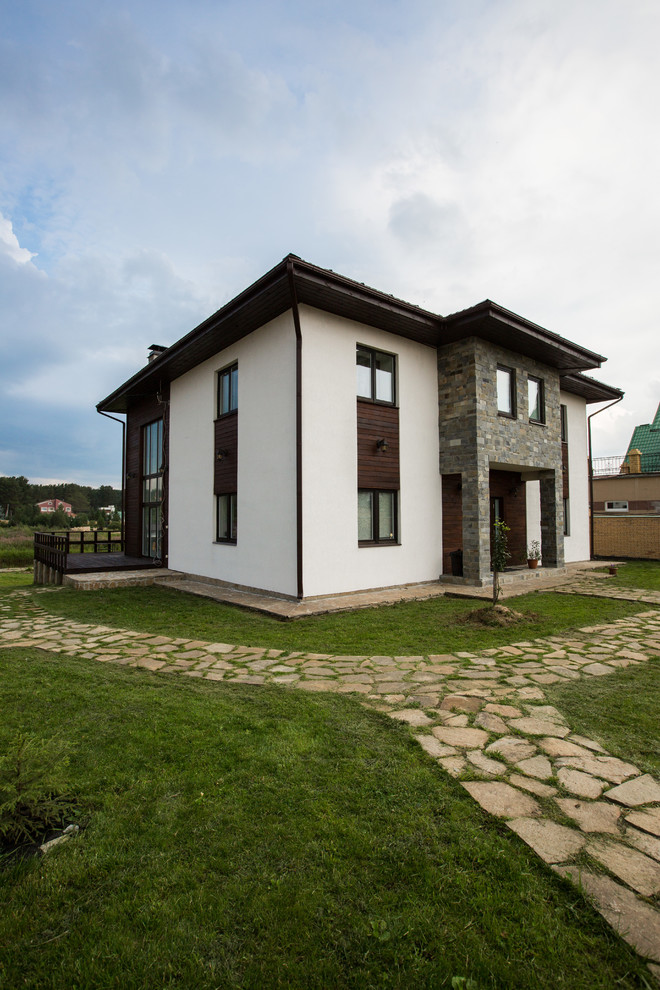 Индивидуальный жилой дом площадью 173 кв.м. с баней на участке