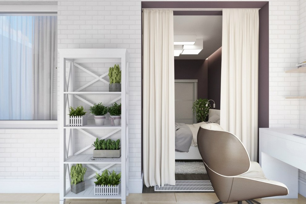 Дизайн трехкомнатной квартиры 85 кв.м.