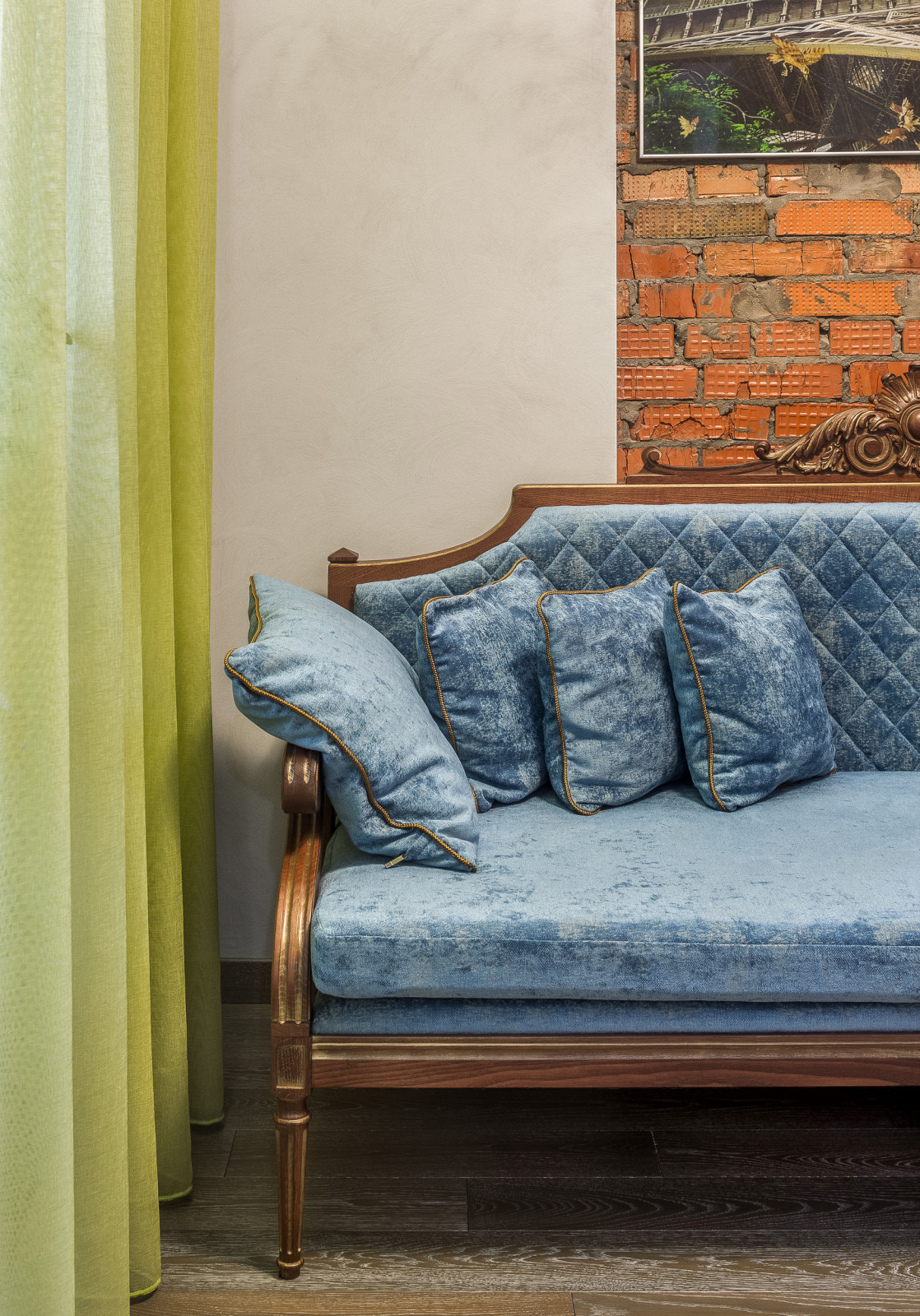 Дизайн стены кирпичной