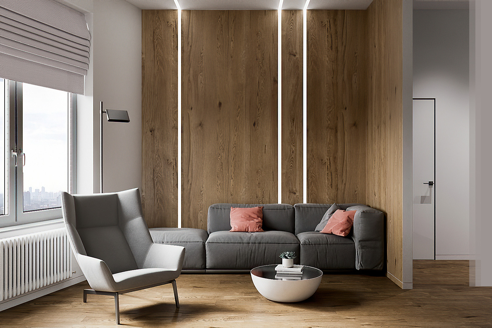 Уютный минимализм, ЖК Сердце Столицы