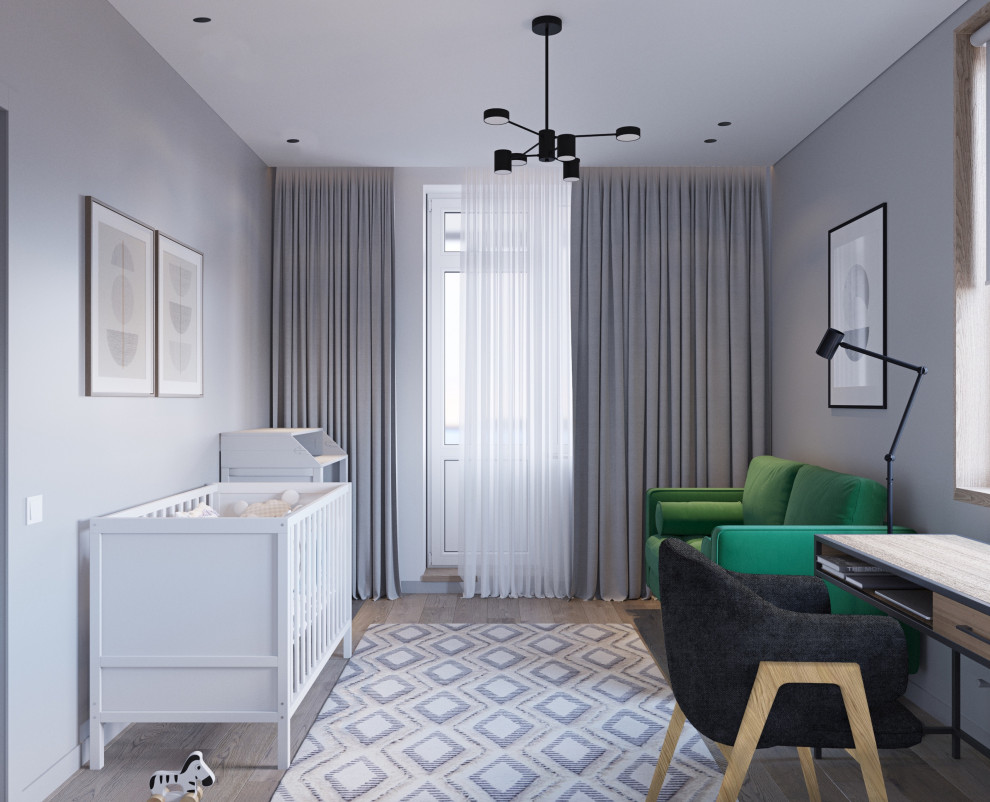 Дизайн трёхкомнатной квартиры  97 м2