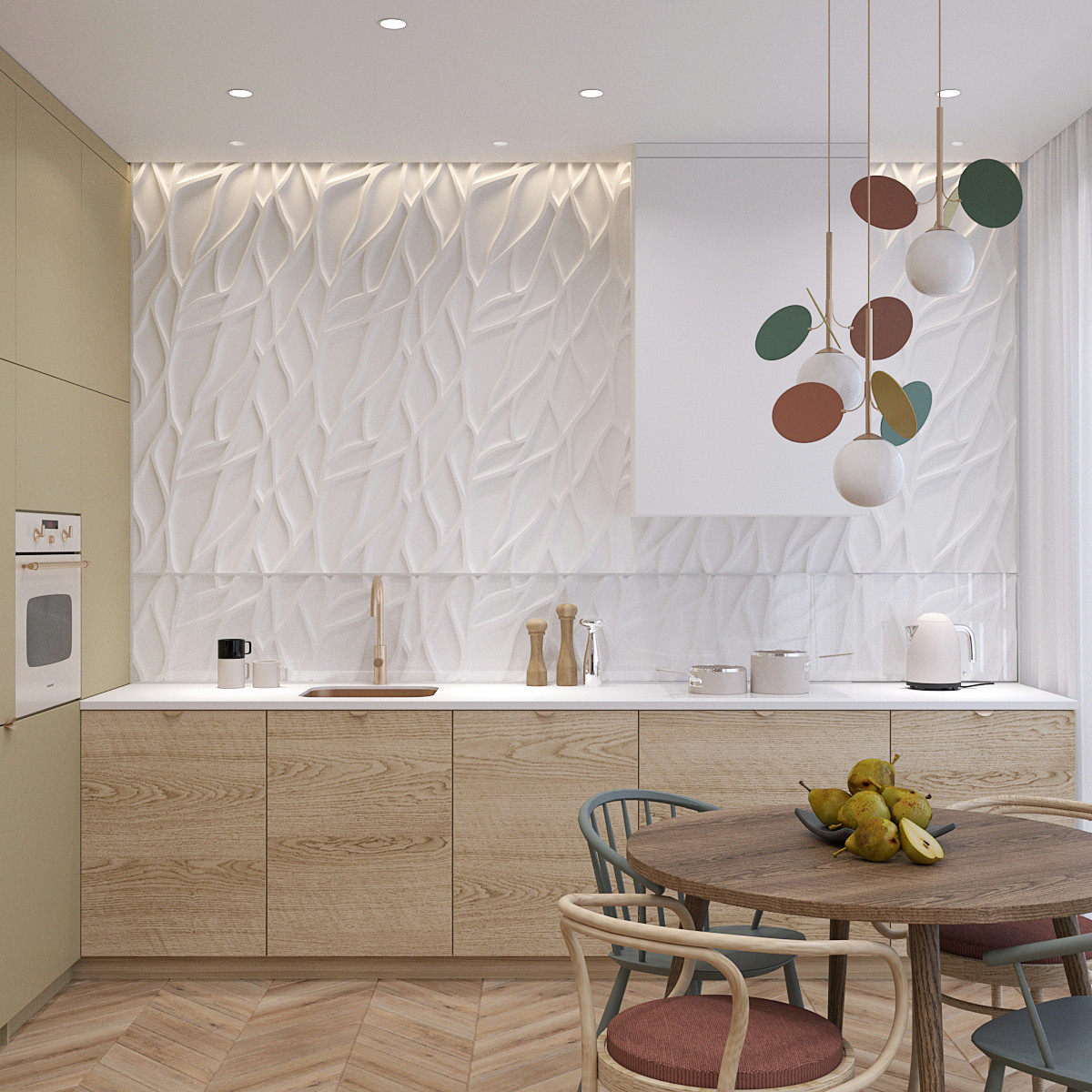 Обложка проекта: Дизайн гостиной и кухни