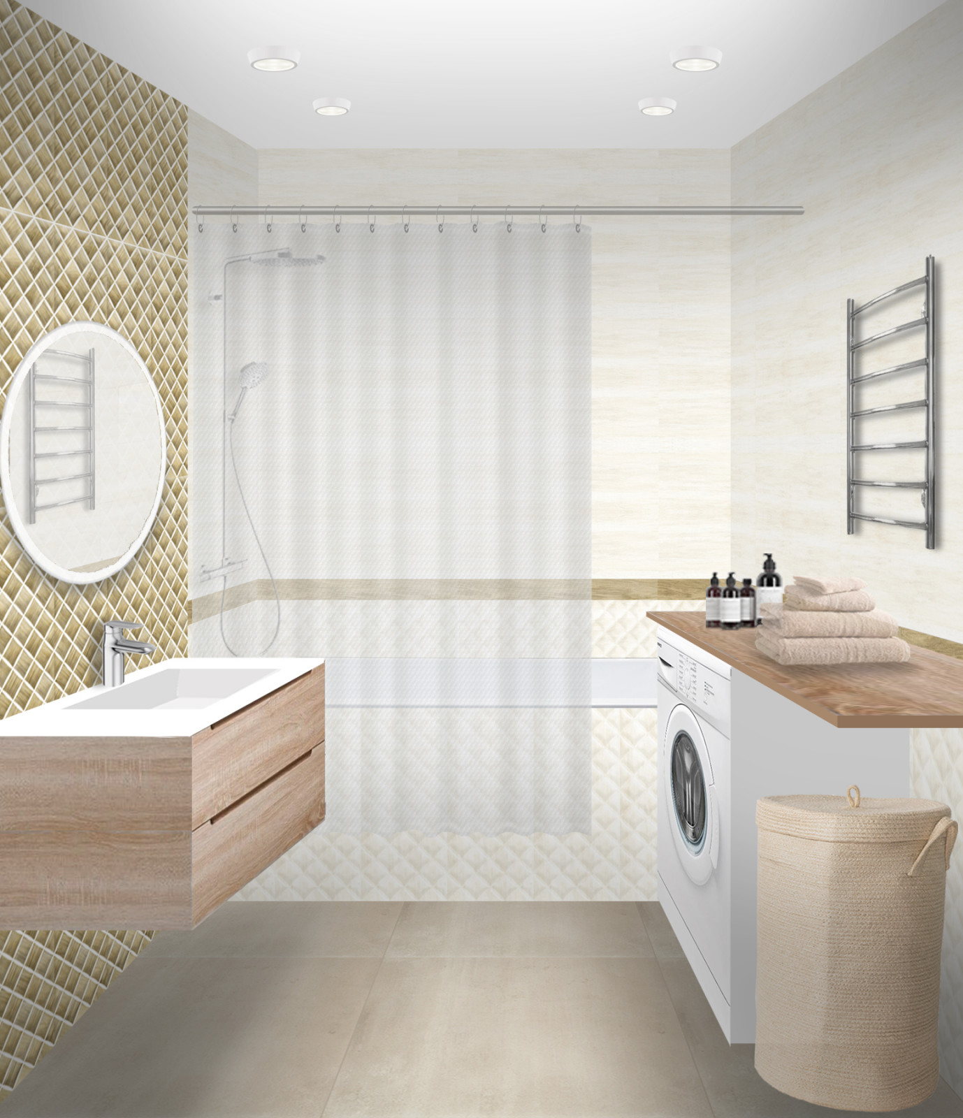 Двухкомнатная квартира для семьи с ребенком.