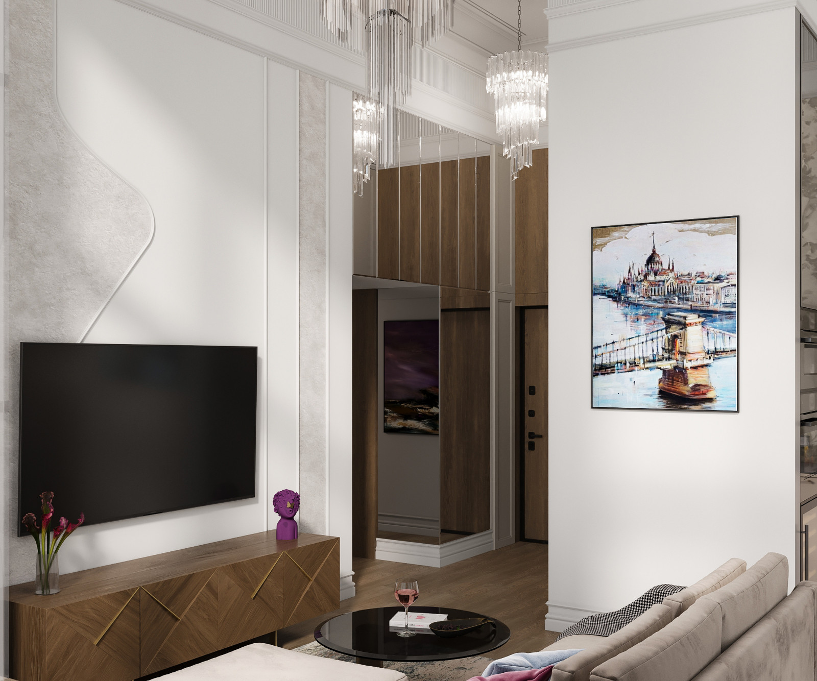 ДИЗАЙН ДВУХУРОВНЕВОГО ПЕНТХАУСА В ЖК "NOW"