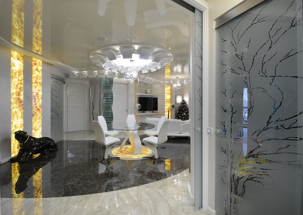 Проект частой квартиры "Стеклянный твист"