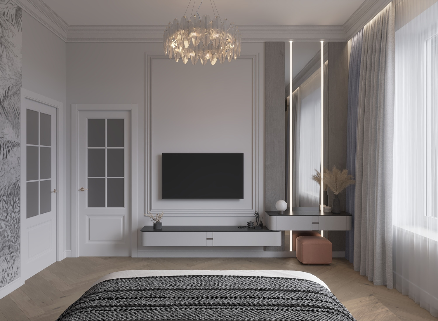 Спальня 16.7 кв м