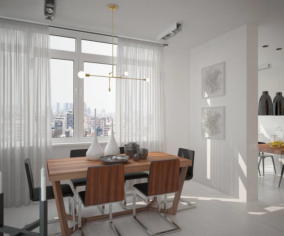 Black&White Квартира, 90 кв.м.