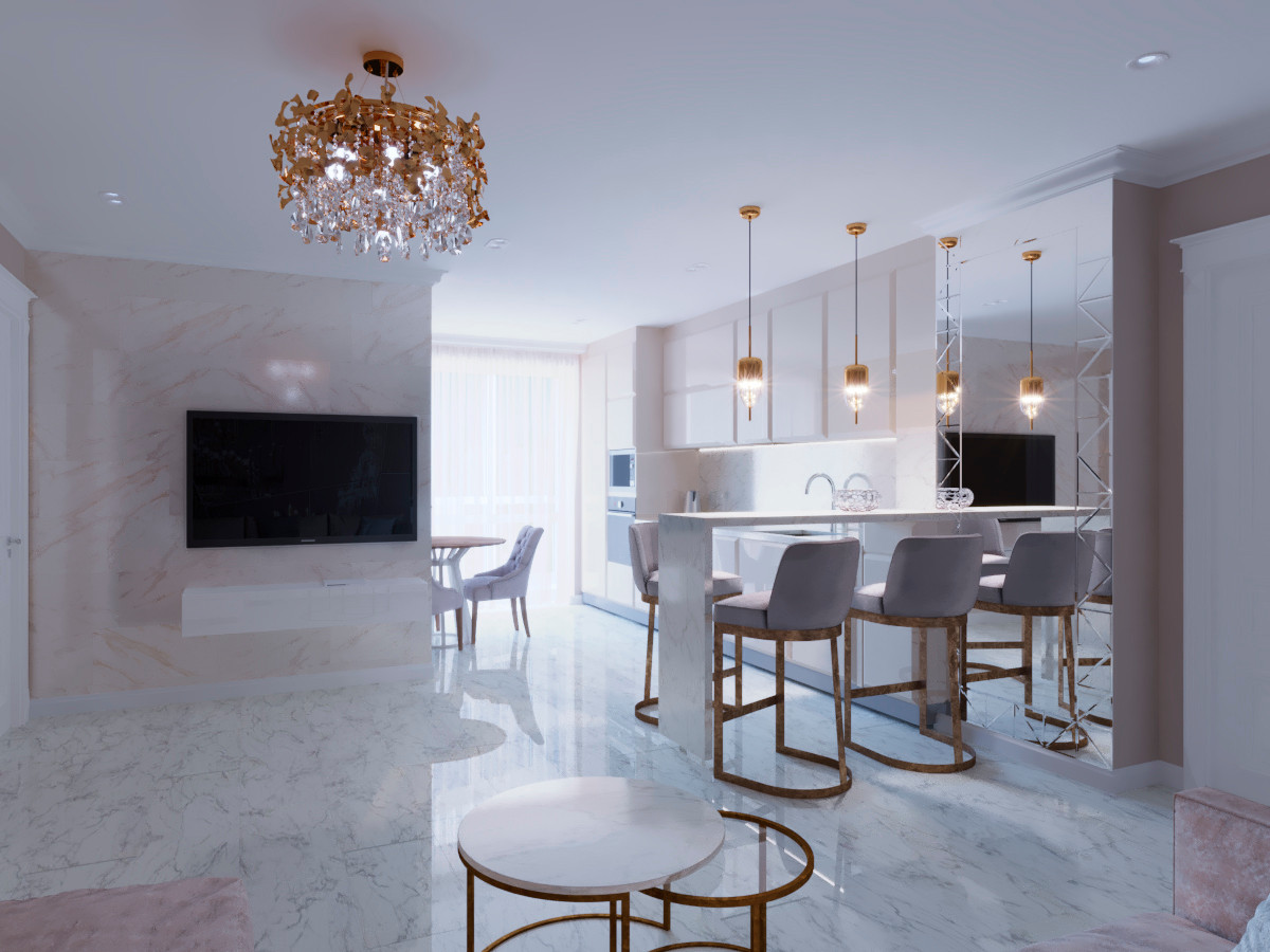 Кухня-гостиная