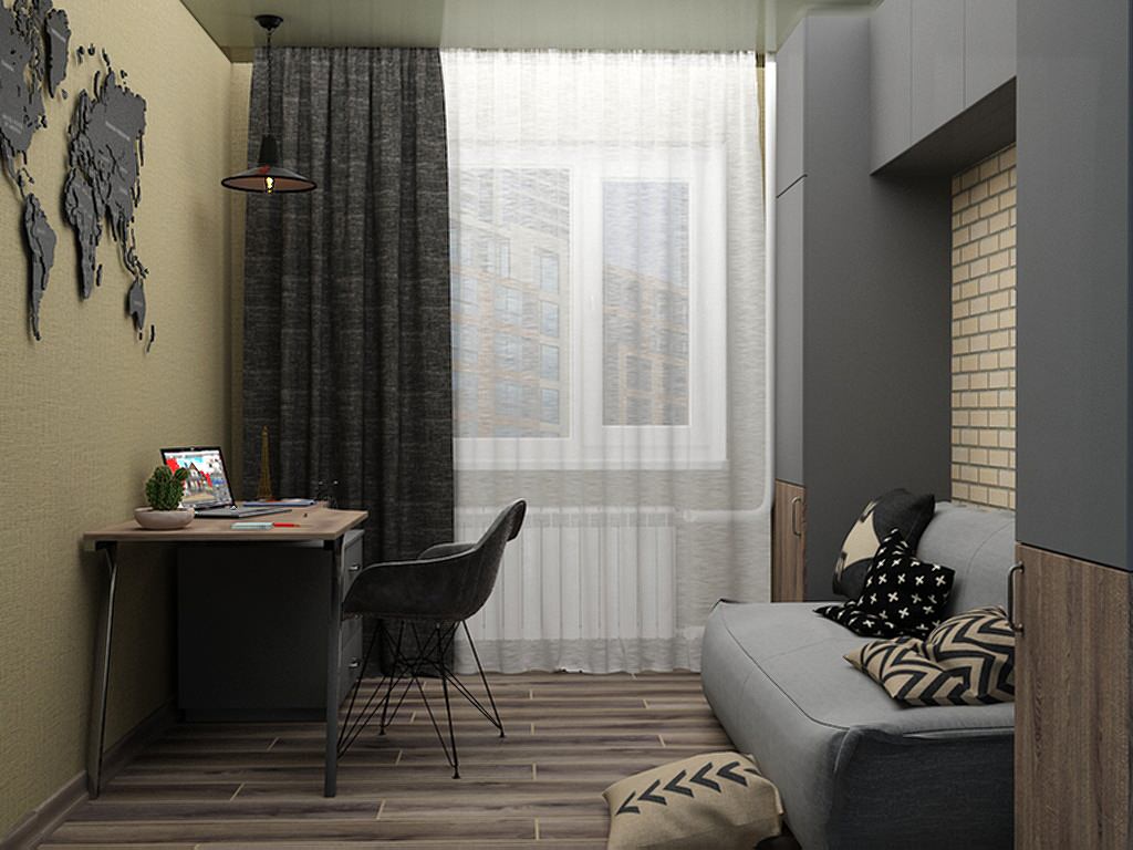 дизайн-проект интерьера 3х комнатной квартиры (чешка)