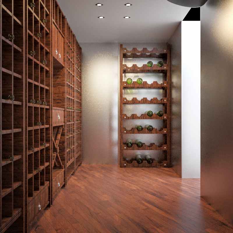 Дизайн-проект винного магазина от  «Strekoza Design»