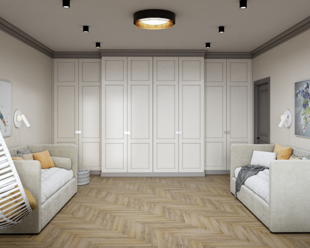 Обложка проекта: Светлая детская для двух мальчиков