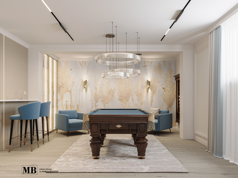 Обложка проекта: Проект бильярдной в частном доме, п. Медведевка