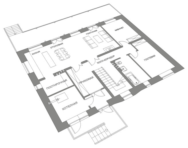 Эскизный проект дома