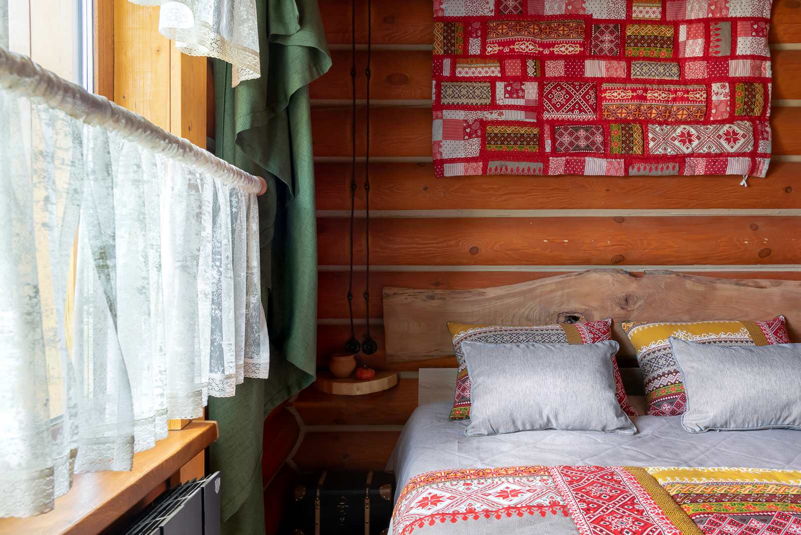 Дом из сруба. Русский исторический дизайн.