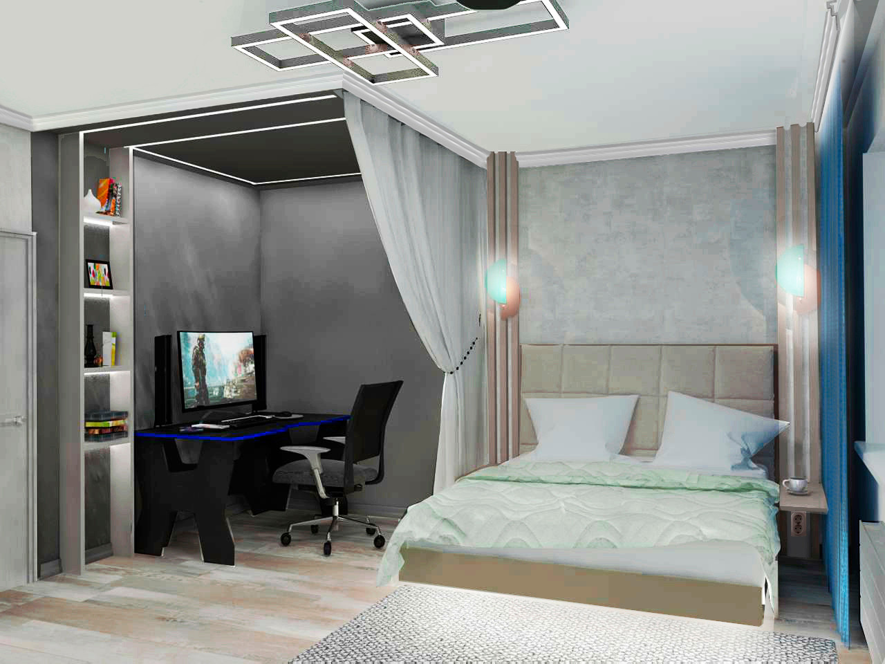 Квартира холостяка геймера