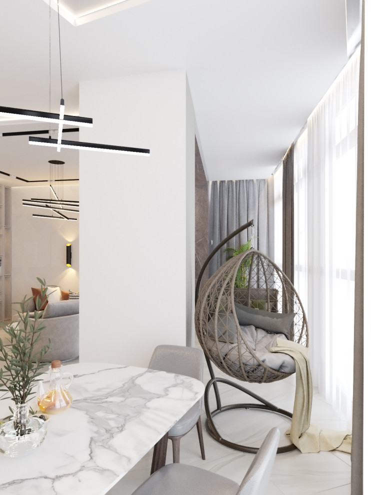 Дизайн-проект квартиры 128 кв.м.