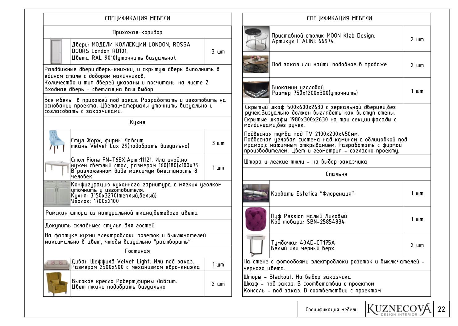 Дизайн проект квартиры 85 кв.м.