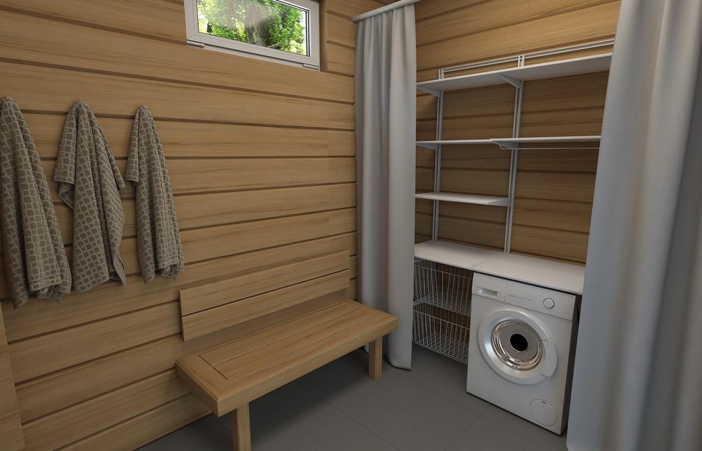 Баня в стиле "Шале" 2015г