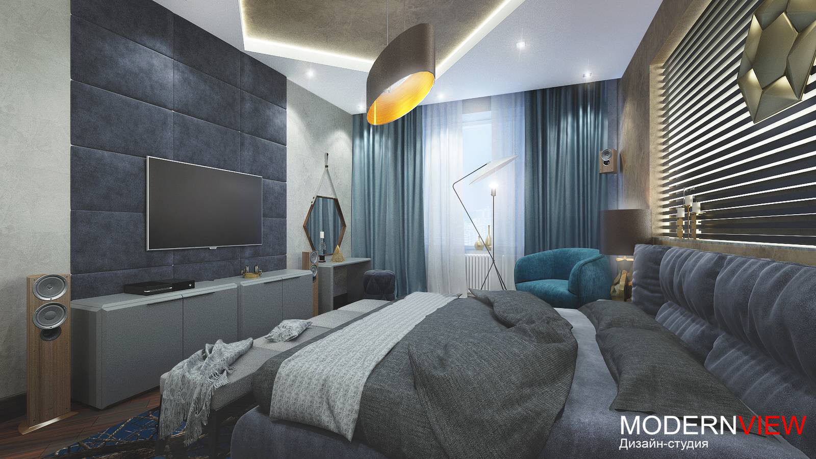 Дизайн проект квартиры "Авиаконструктора Сухого"