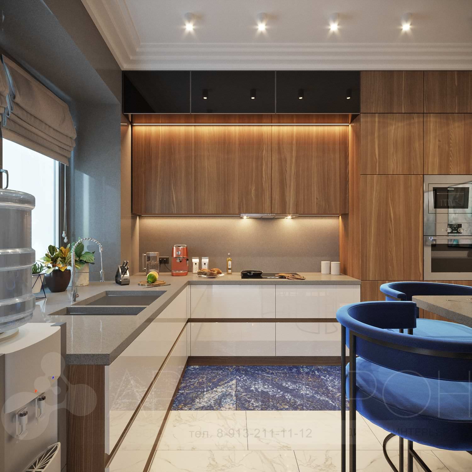 Дизайн кухни в квартире в Барнауле