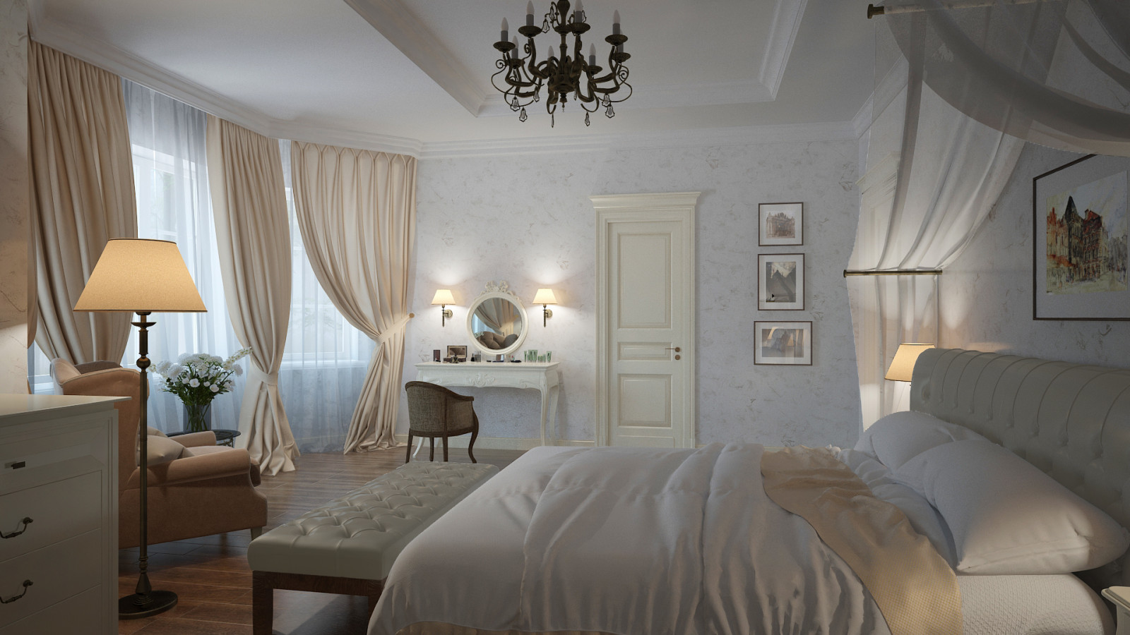 "Усадьба Вельяминово" главная спальня