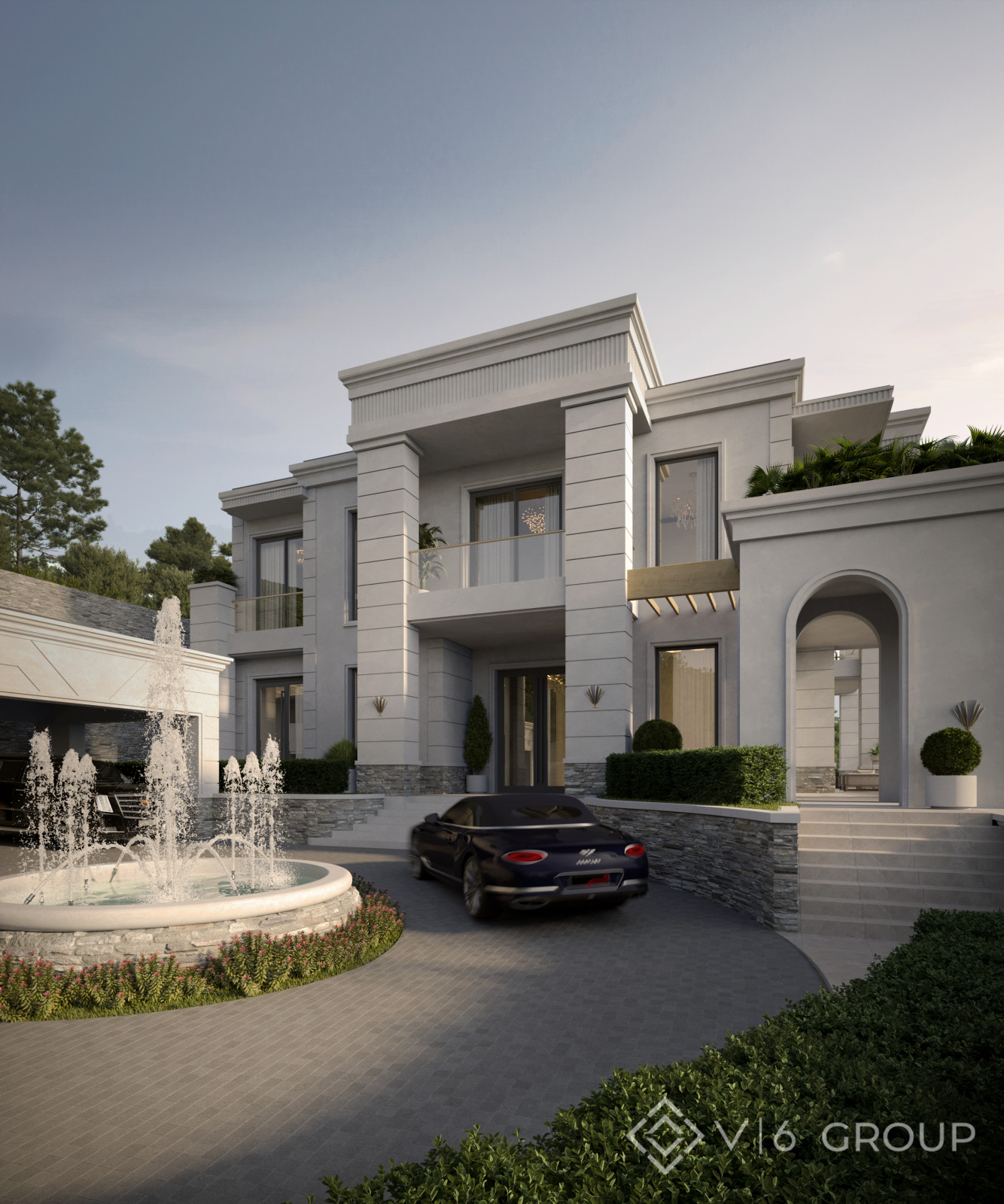 Двухэтажный особняк