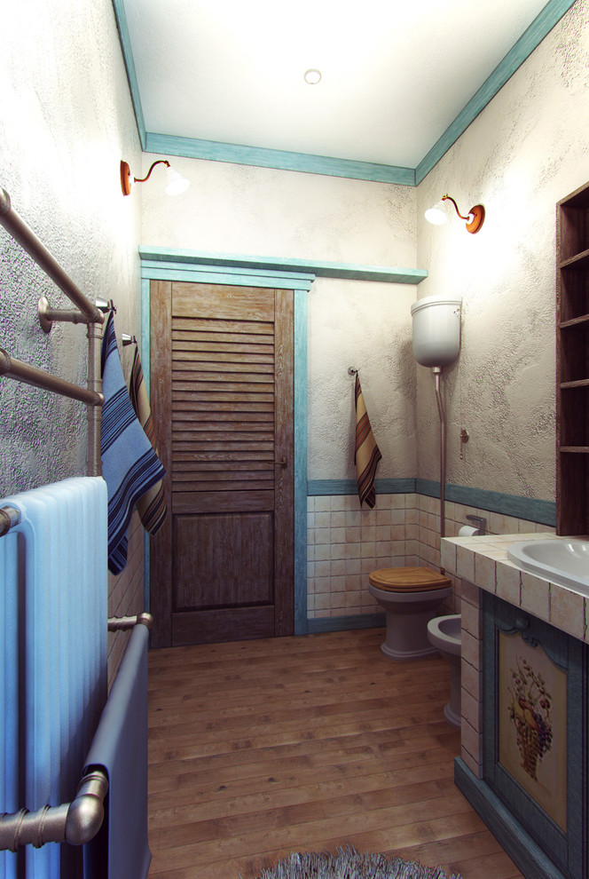 Душевая в средиземноморском стиле