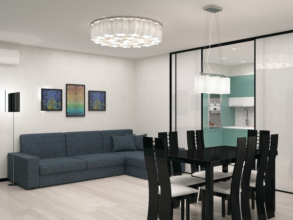 Квартира в палитре "Гауди"