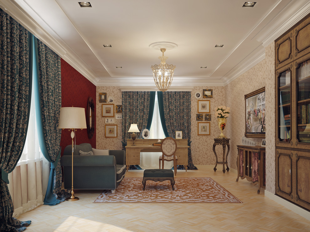 Родовое гнездо в поселке Жаворонки. Кабинет.