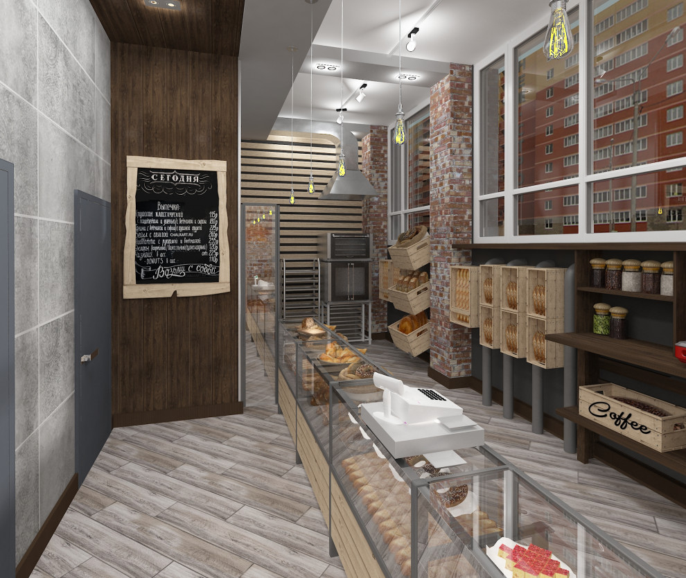 проект магазина совмещенного с пекарней