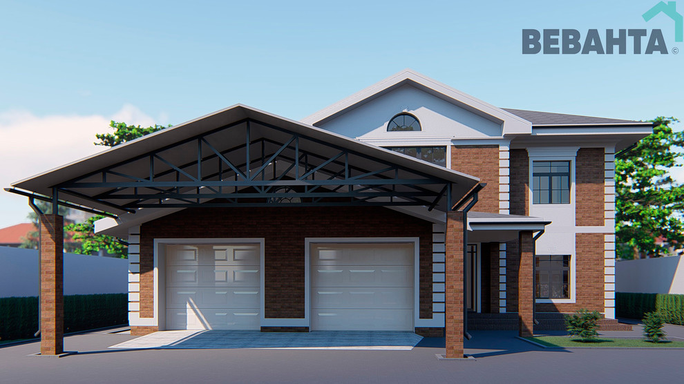 Коттедж по проекту "Фаворит"