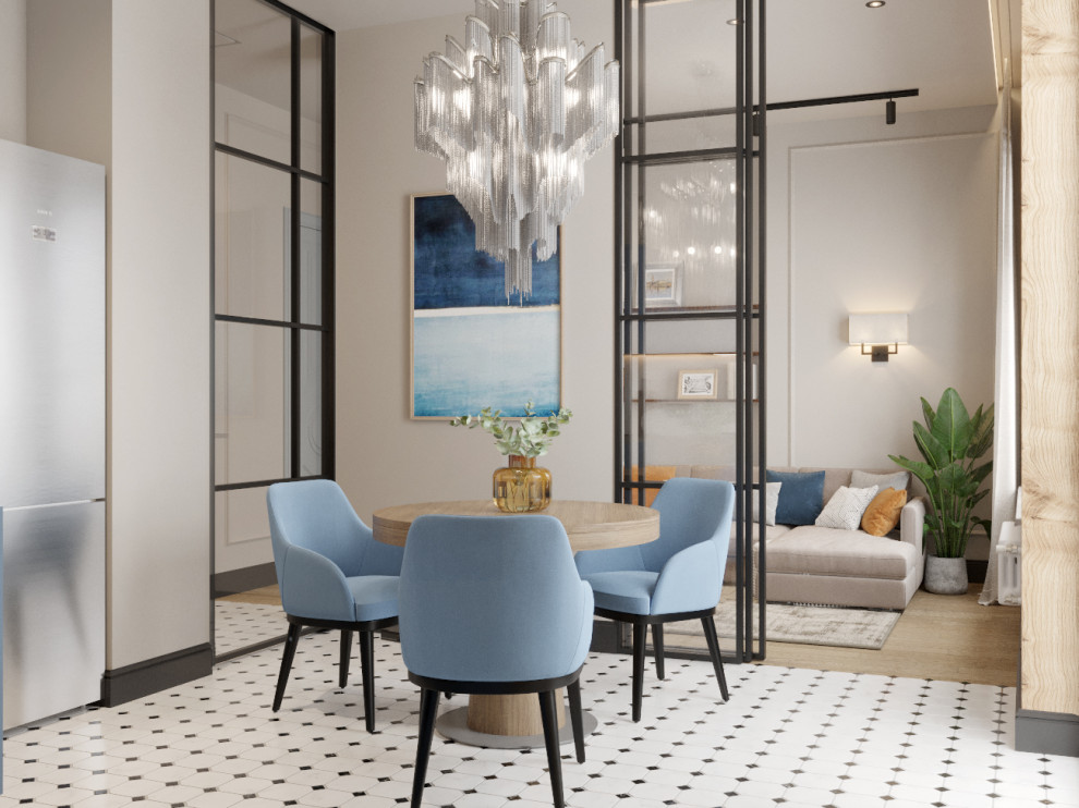 Обложка проекта: Москва, ЖК Западный порт, 52 кв.м, 2022 год