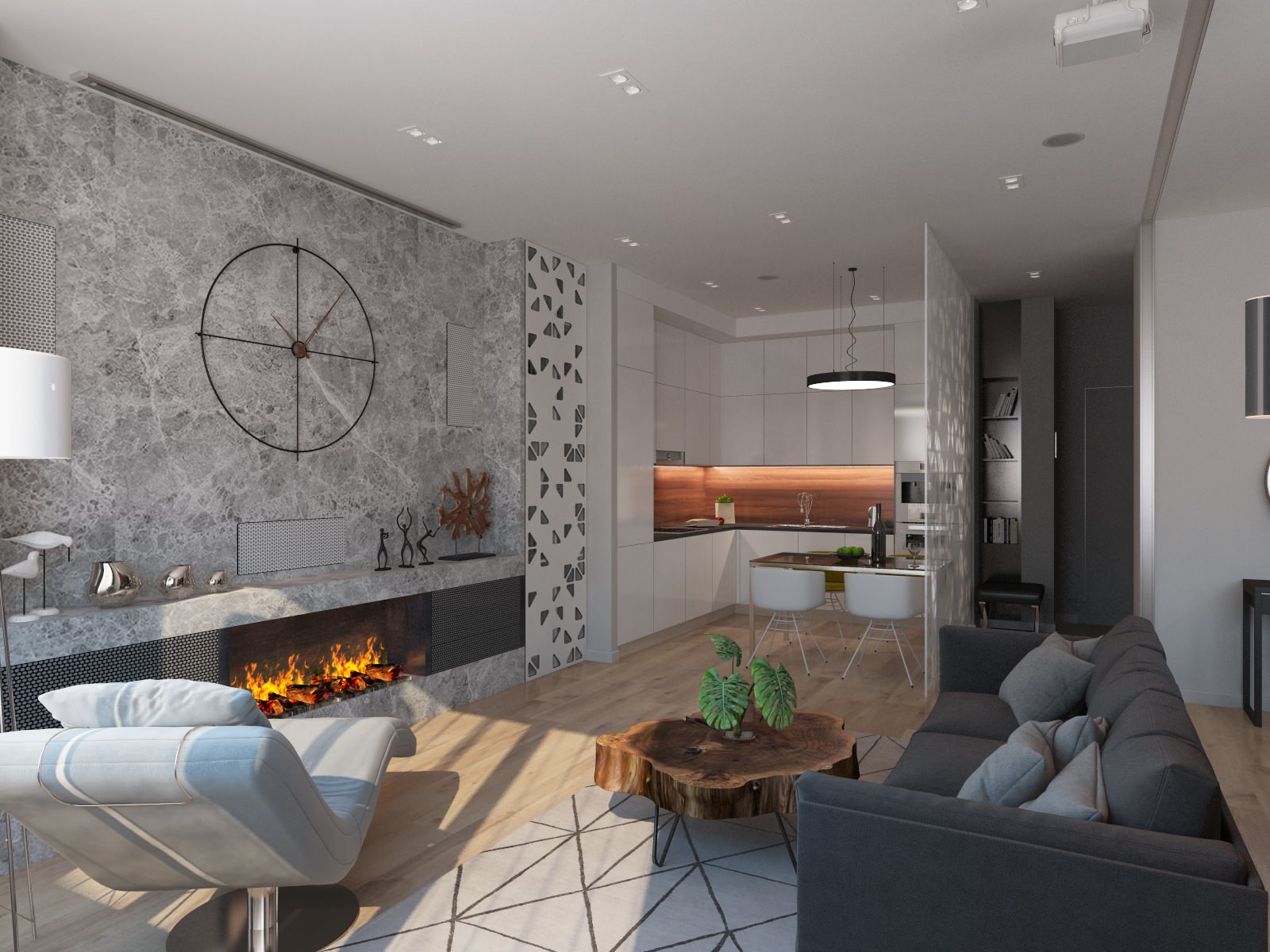 Спальня-гостиная