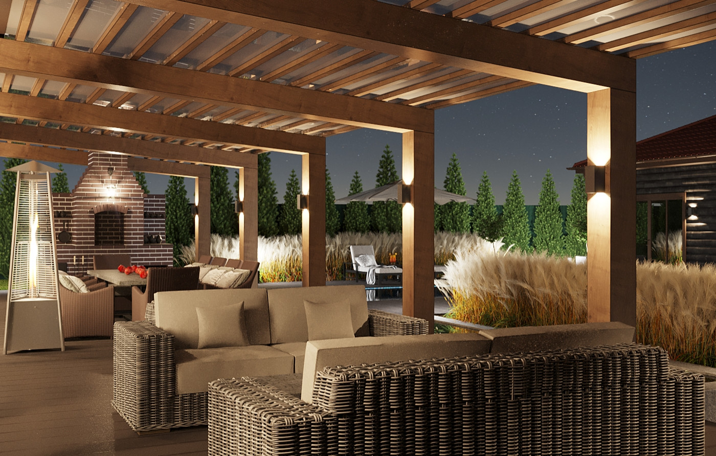 Экстерьер загородного дома