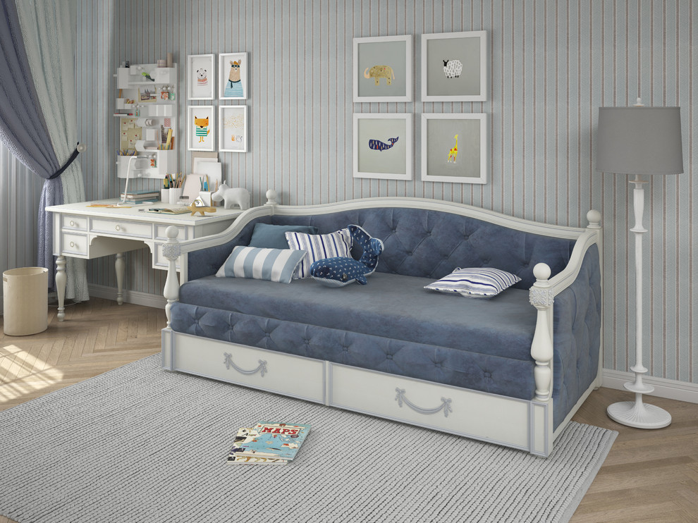 Детская комната для настоящего юного джентльмена в стиле Шеббик-шик