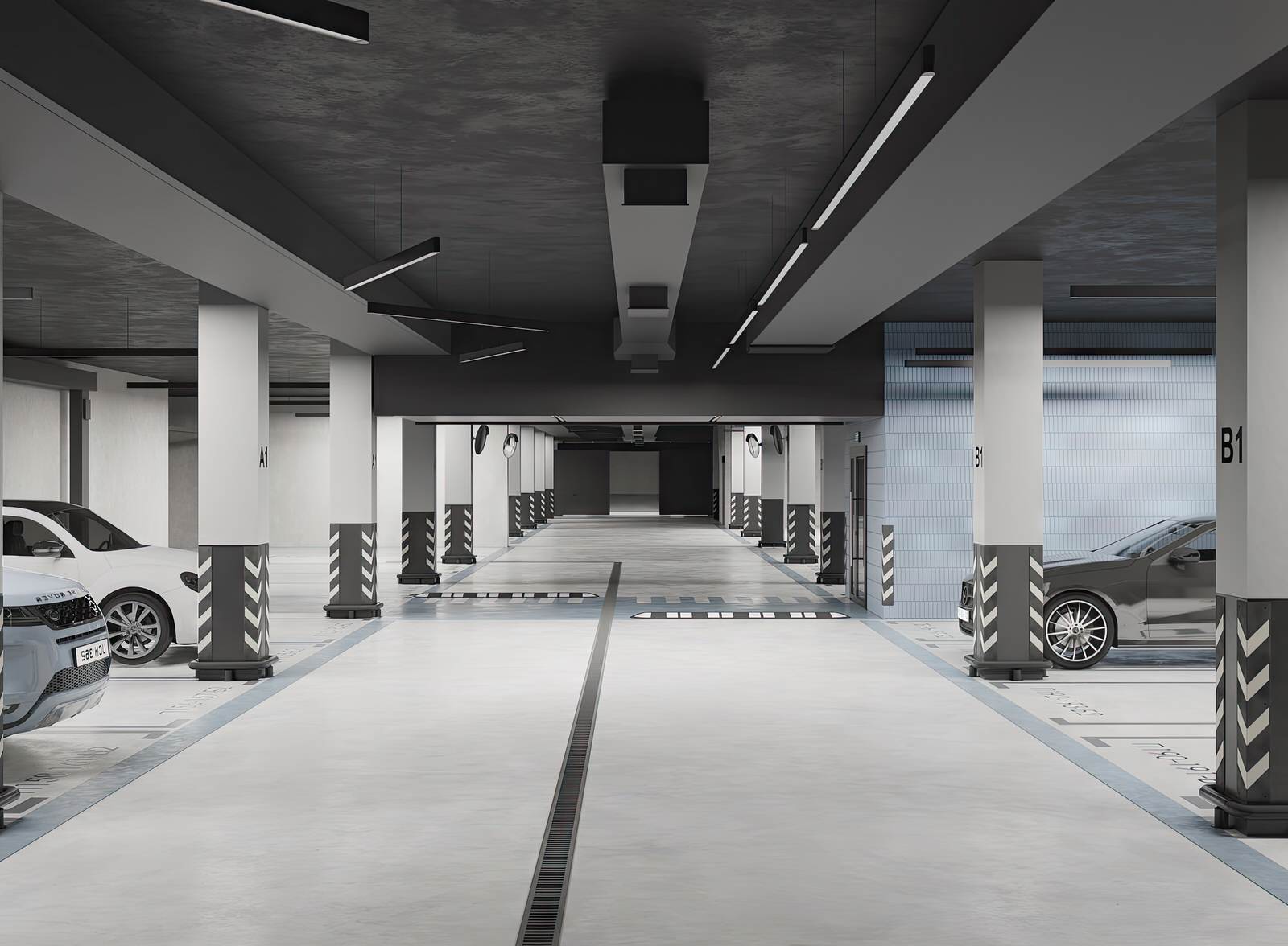 ЖК "е. волюция" паркинг