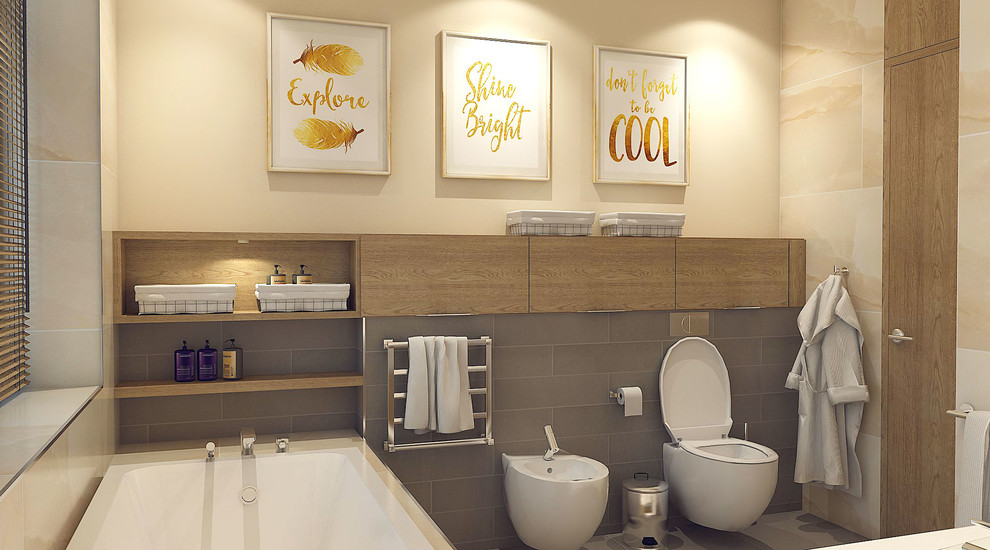 Современная детская ванная комната