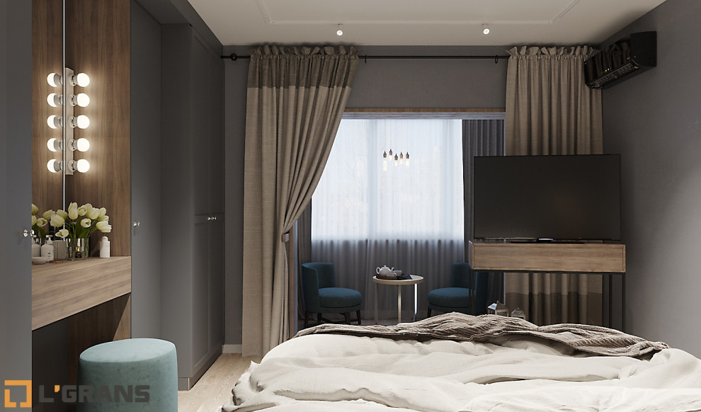 Дизайн интерьера 4к. квартиры по ул. Герасимова в Хабаровске