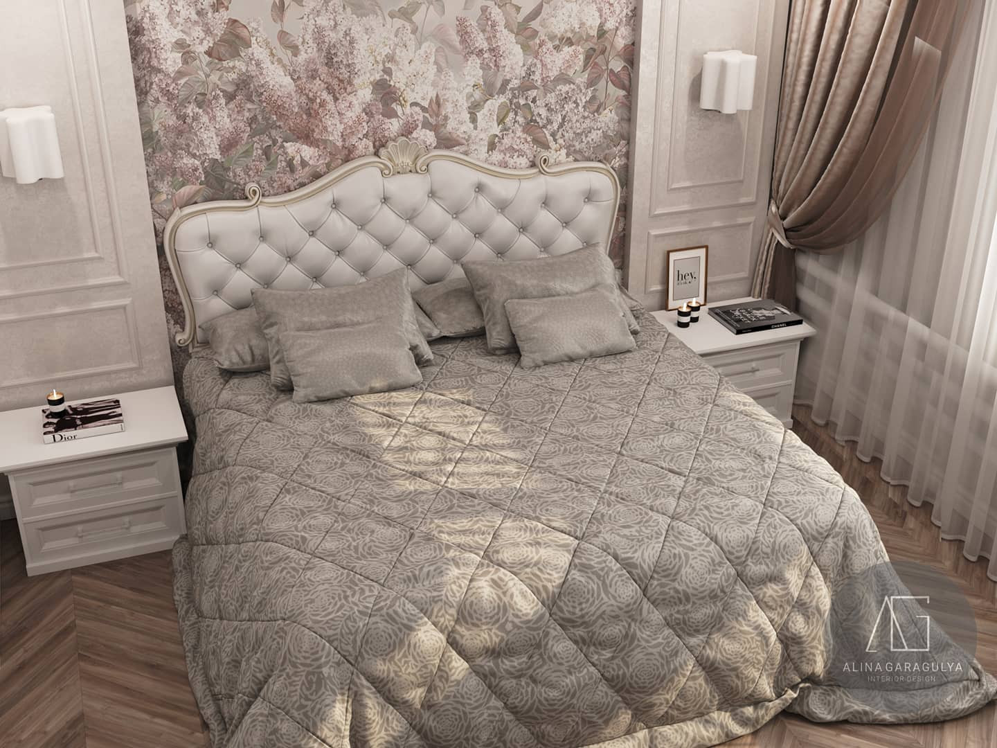 Обложка проекта: Дизайн проект спальни. Кострома