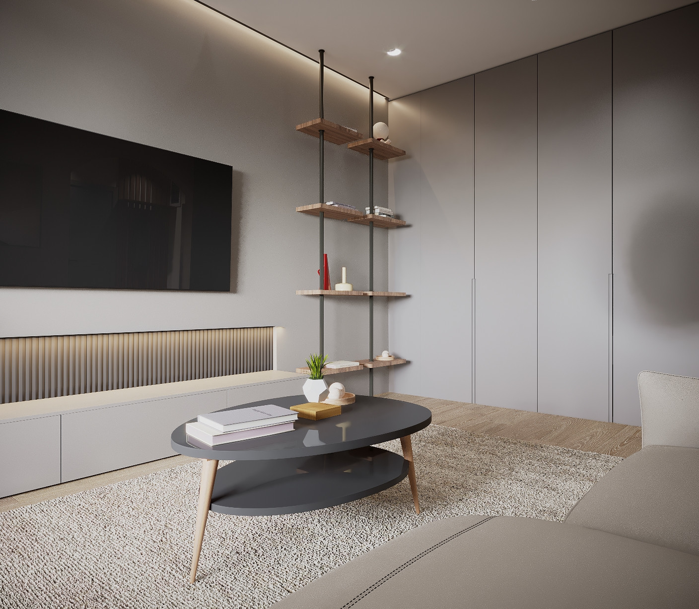 Дизайн проект однокомнатной квартиры 42 кв.м 4