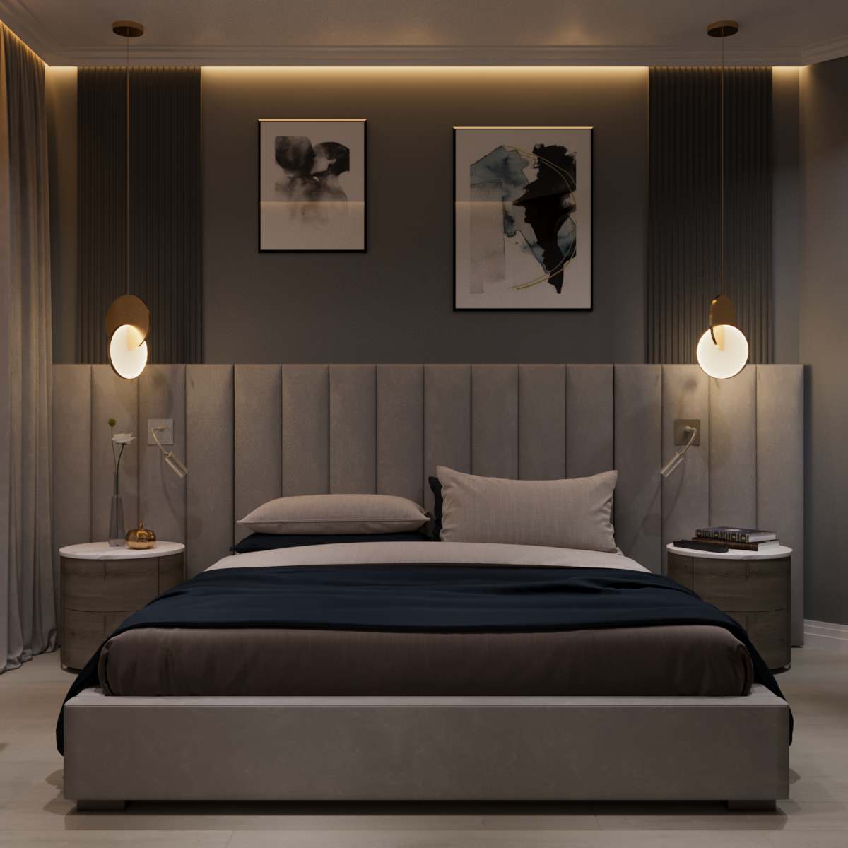 Спальня из проекта "StyleHome"