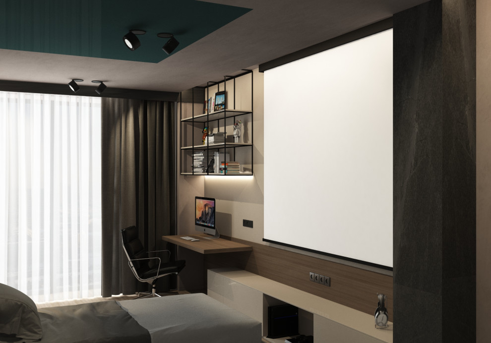 Современный хай тек. Пентхаус в Городе К.