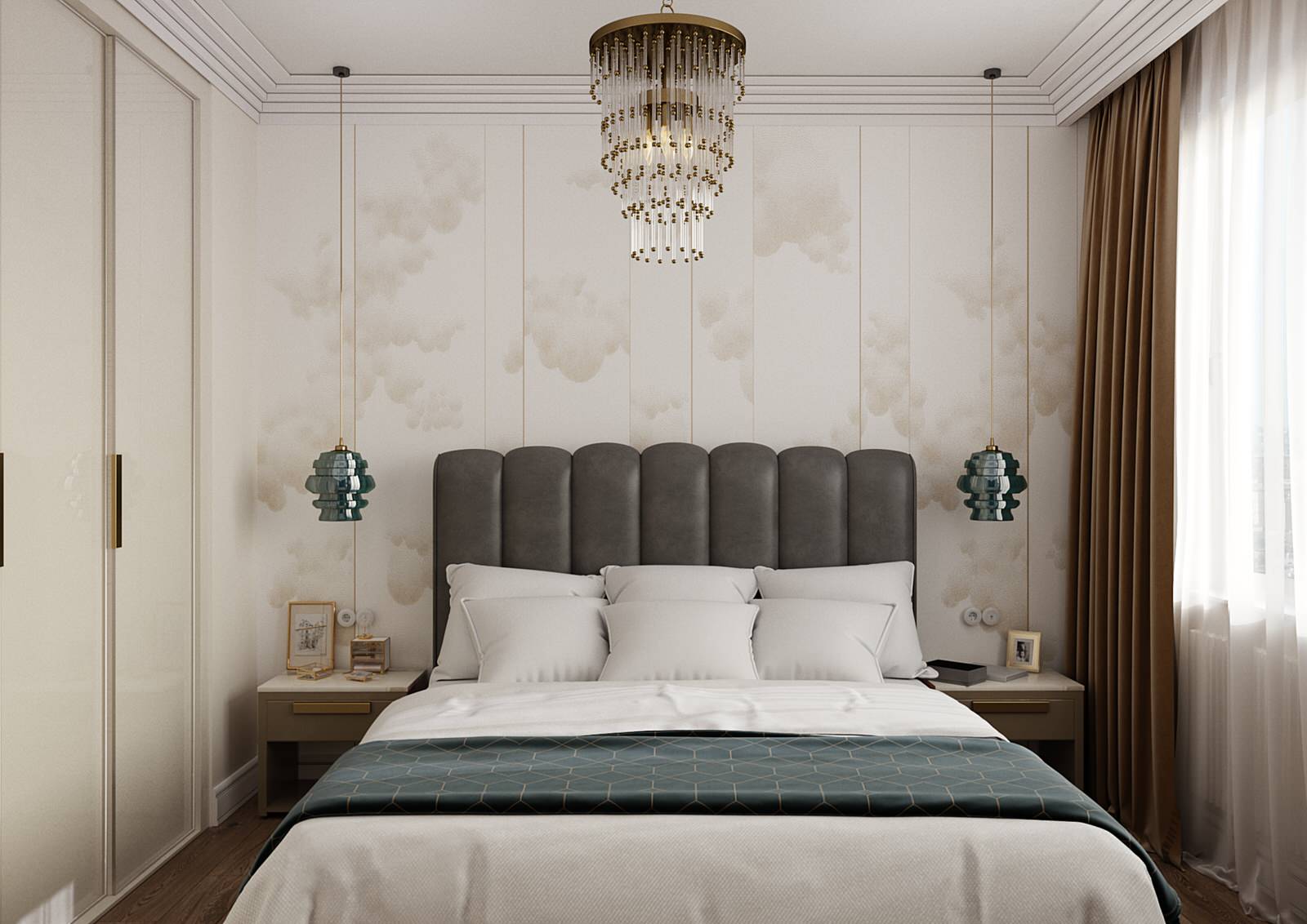 Проект интерьера квартиры в ЖК «Солнечный Олимп»