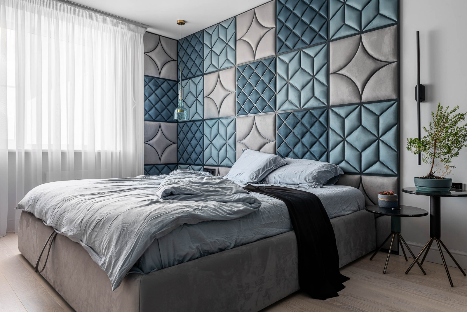 Квартира в синих тонах